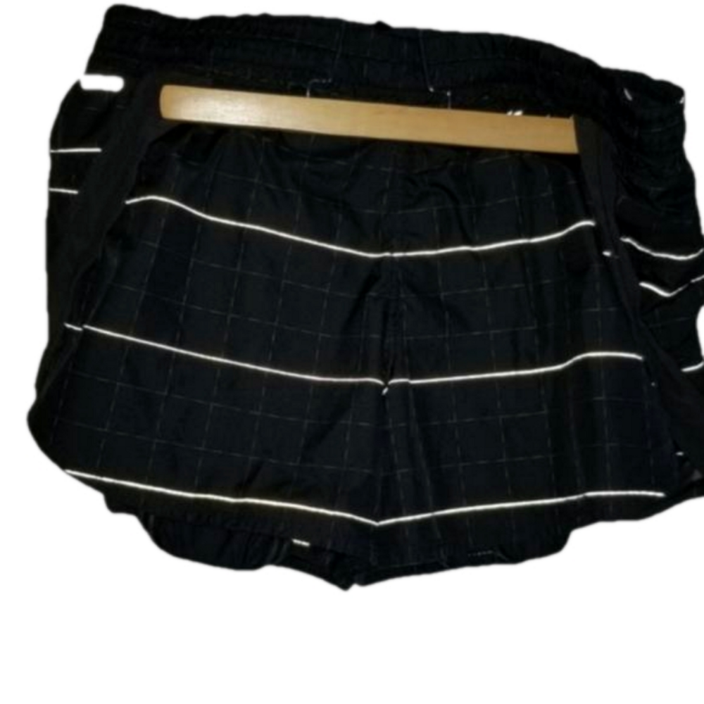 Lole Lined Black Reflective Running Shorts Size M